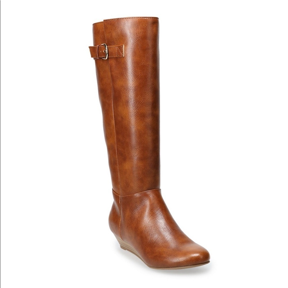 New Women's SO Knee High Boots Brown